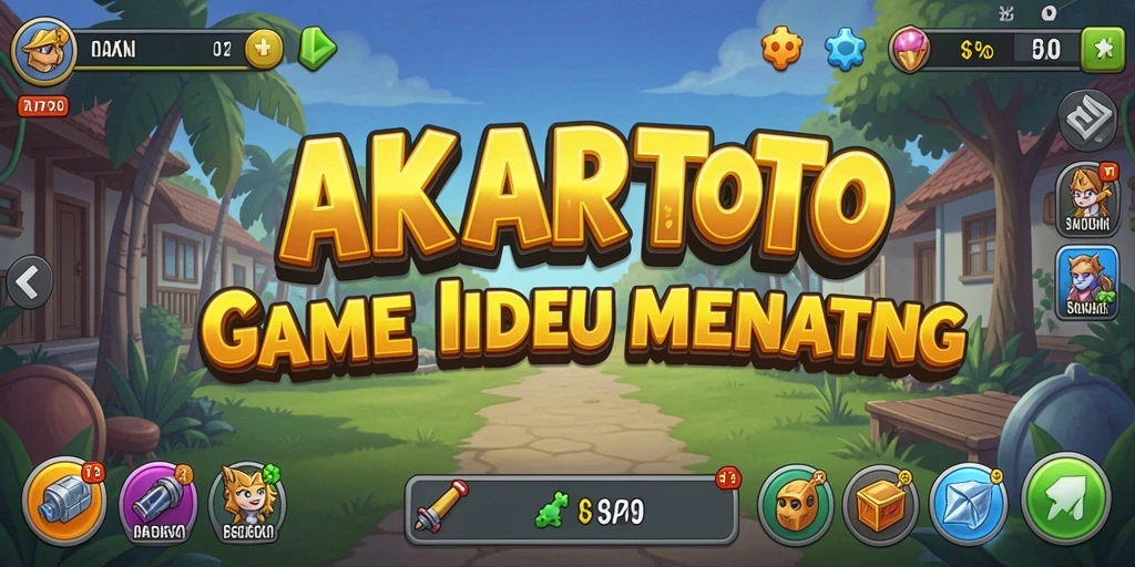 Screenshot menampilkan karakter dan lingkungan menarik dari gameplay Idle.