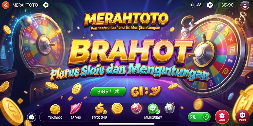 Tampilan gameplay seru dari MERAHTOTO yang penuh aksi.
