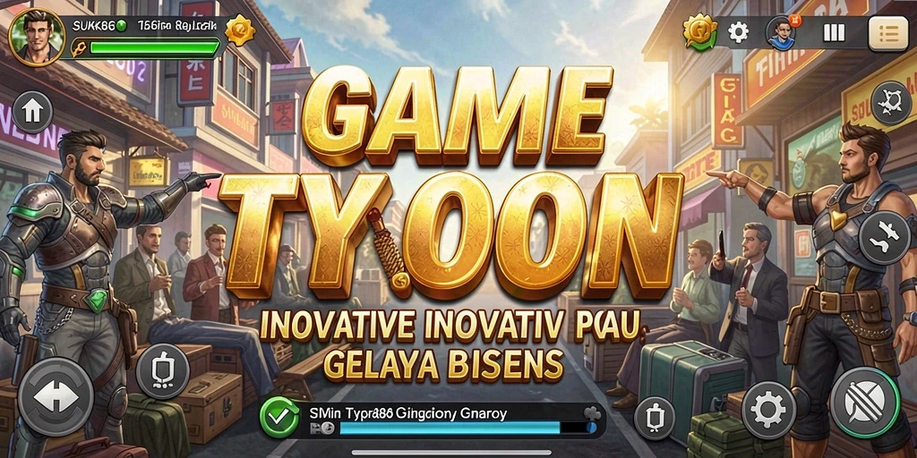 Screenshot gameplay SUKA86 menampilkan keseruan mengelola bisnis.