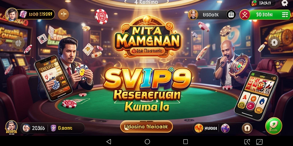Tampilan gameplay seru di aplikasi Kasino SVIP9.