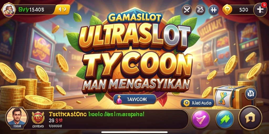 Tampilan gameplay ULTRASLOT dengan slot machine yang menyenangkan.
